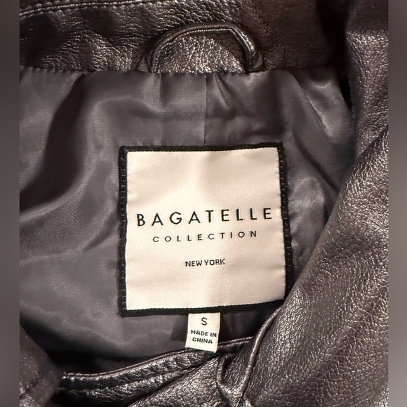 Bagatelle Lilac Metallic Moto Jacket - Picture 5 of 7